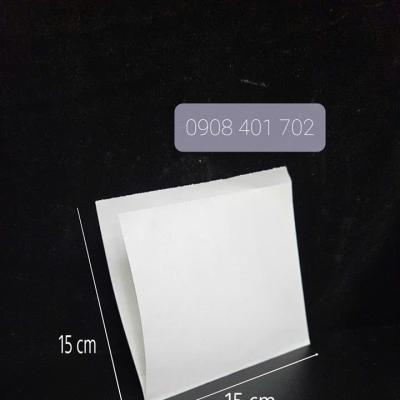 TÚI GIẤY 2 MIỆNG CHỐNG THẤM DẦU 15X15CM